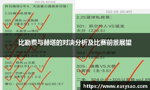比勤费与赫塔的对决分析及比赛前景展望